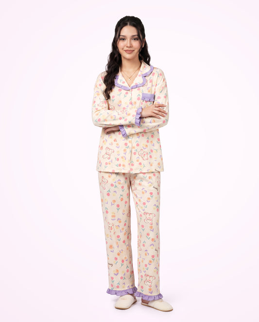 Bunny Blossom Pajama Set