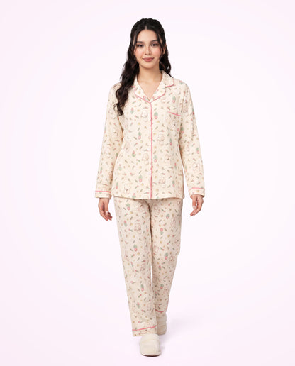 Tulip Teddy Pajama Set