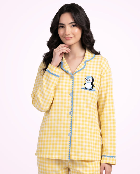 Butter Penguin Pajama Set