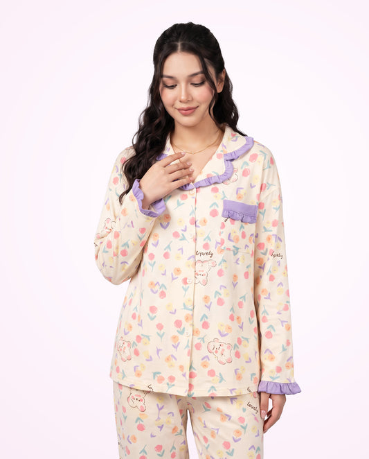 Bunny Blossom Pajama Set