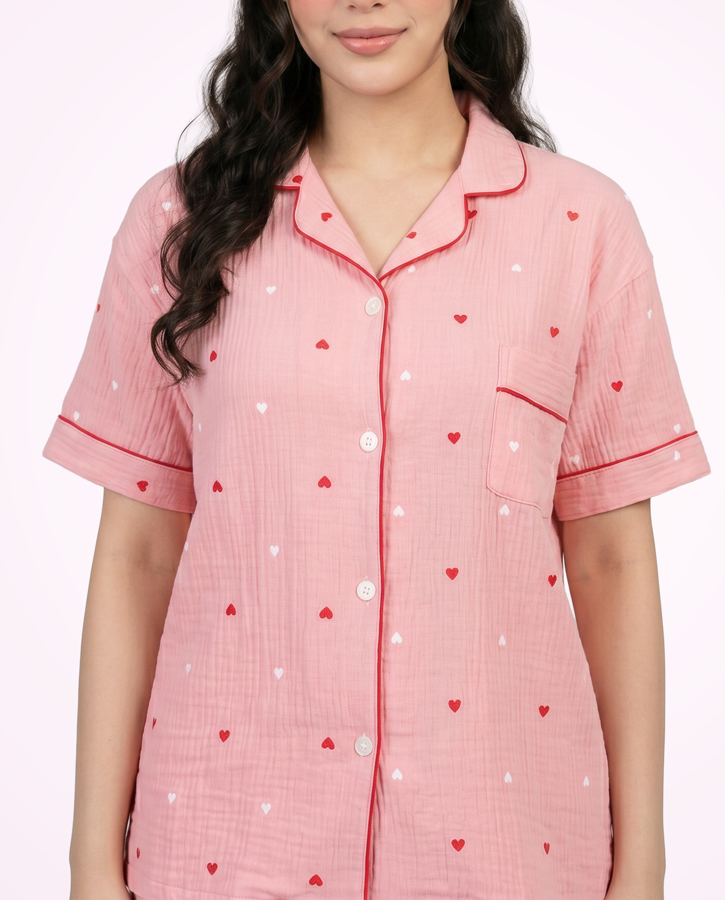 Blush Hearts 3-Piece PJ Set