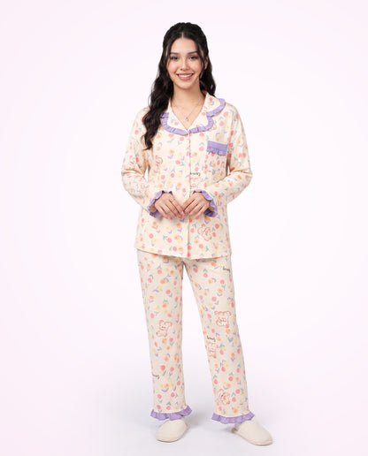 Bunny Blossom Pajama Set