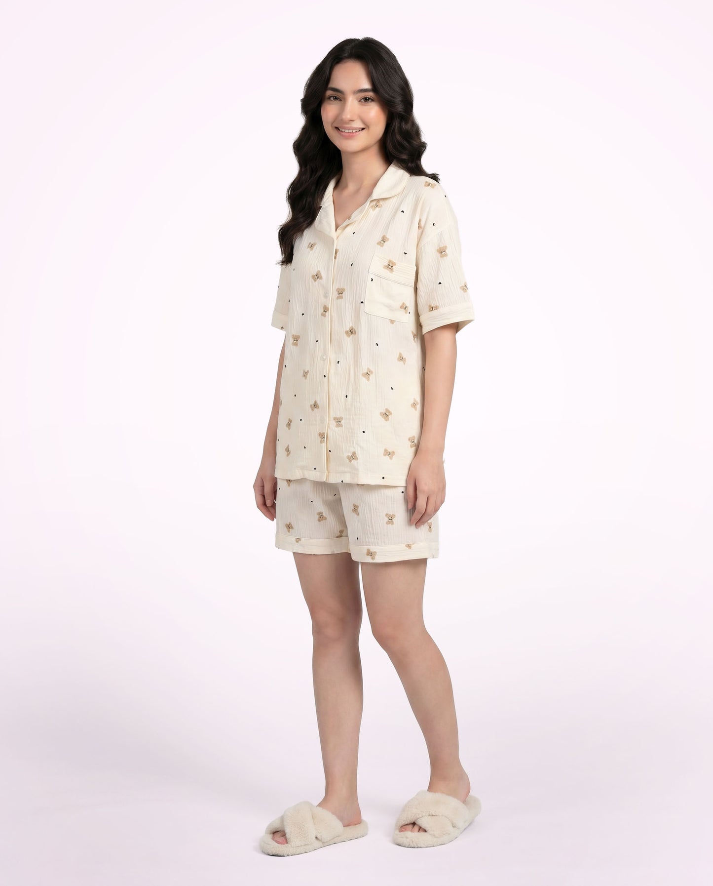 Teddy Dreams 3-Piece Pajama Set