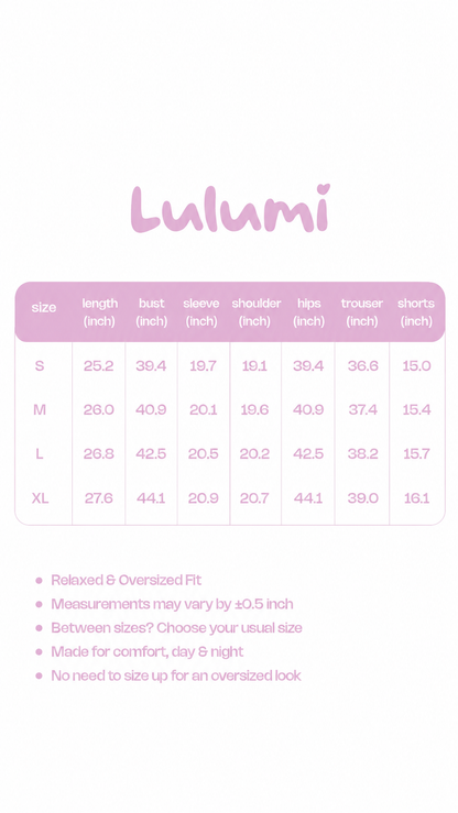 Blush Hearts 3-Piece PJ Set