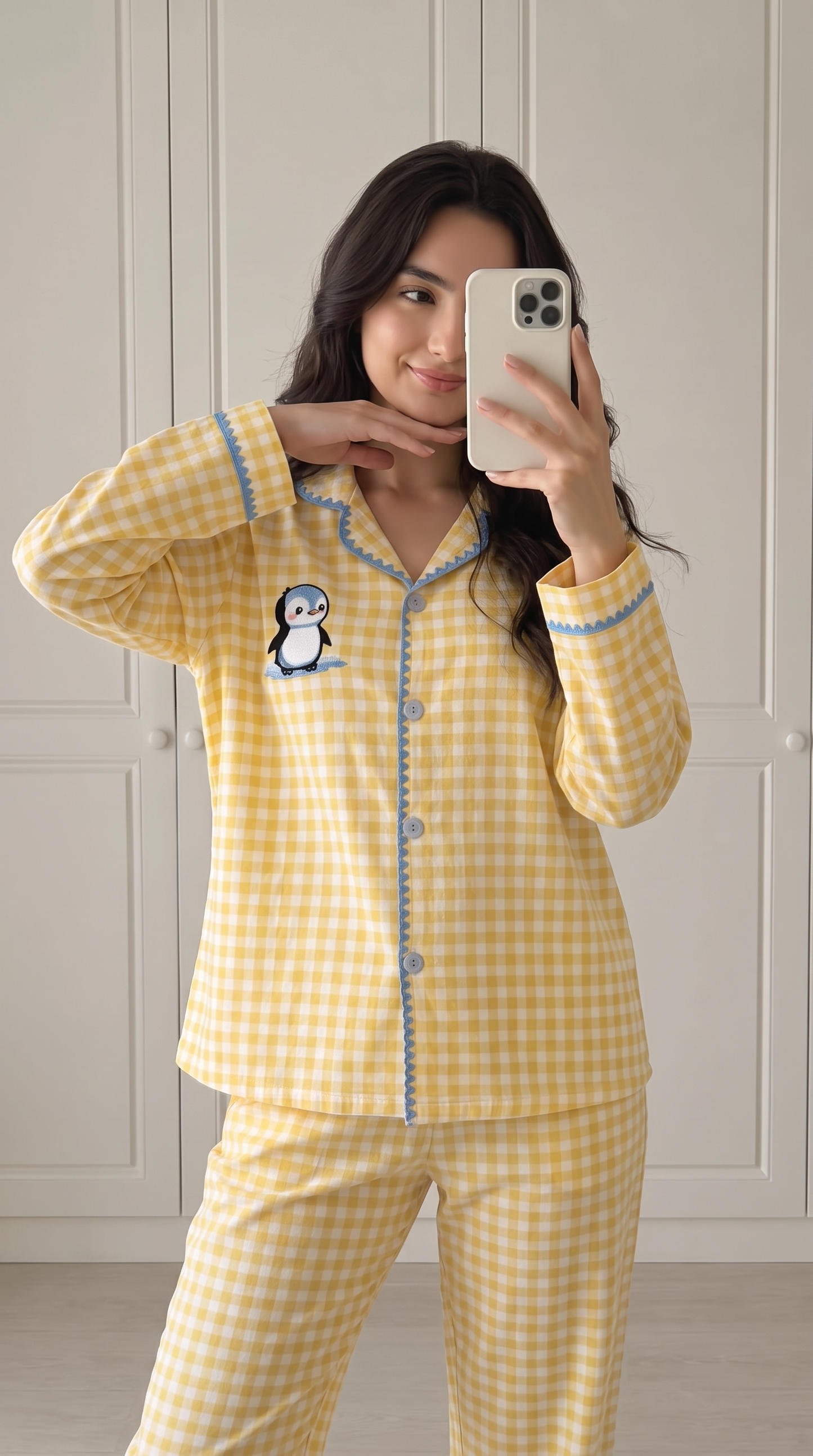 Butter Penguin Pajama Set