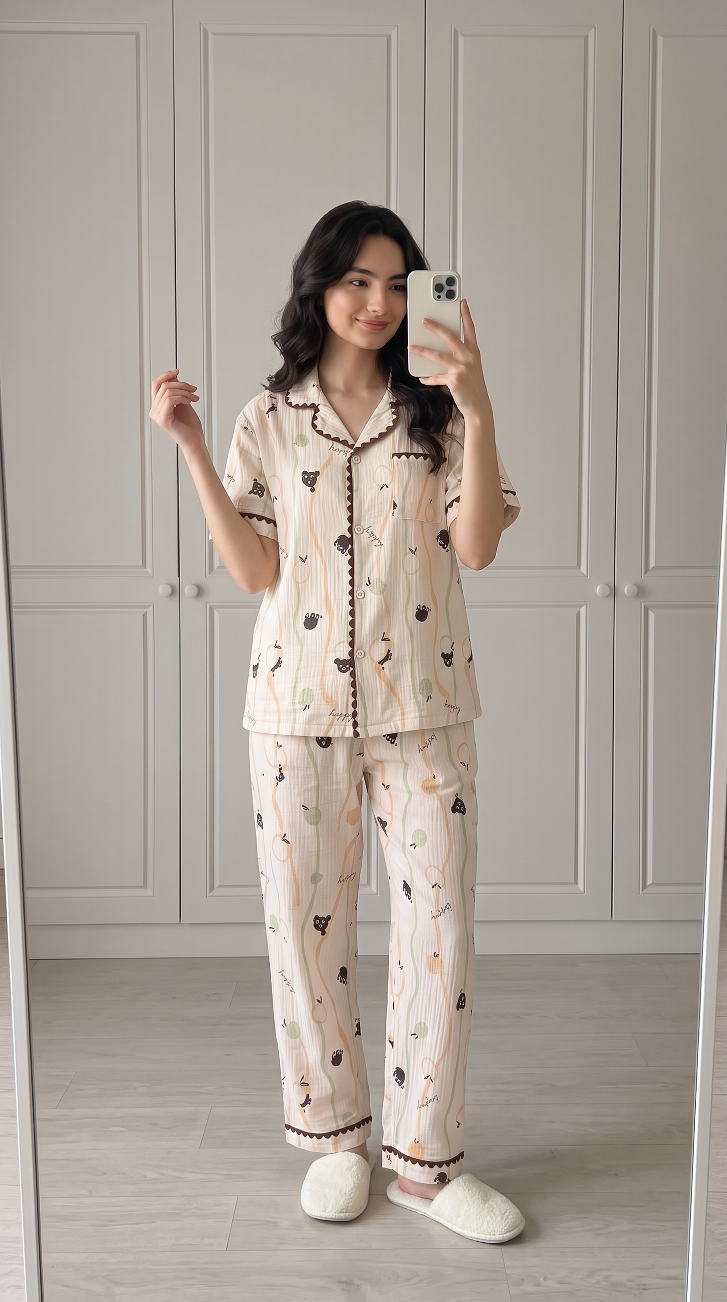 Happy Kitty Pajama Set